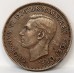AUSTRALIA 1951 PL . HALF 1/2 PENNY . ERROR . VARIETY . DIE CRACKS . PLANCHET FLAWS